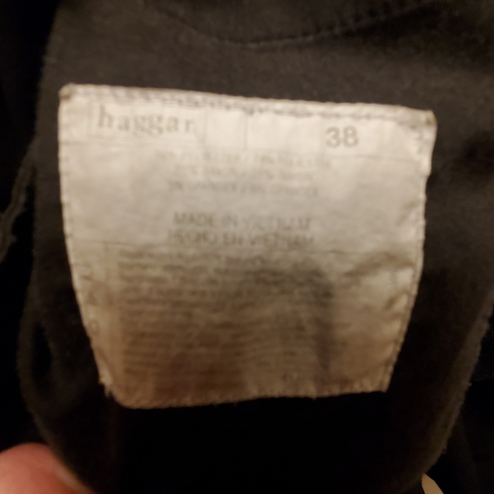 🍉 mens  Haggar size 38  black dress shorts - Picture 4 of 7